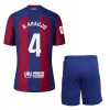 Maillot de Supporter FC Barcelone R. Araujo 4 Domicile 2023-24 Pour Enfant